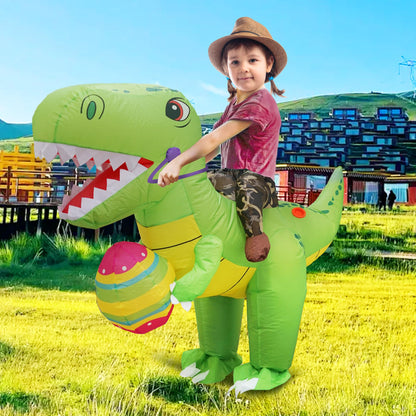 Inflatable T-Rex Costume for Kids Halloween Party