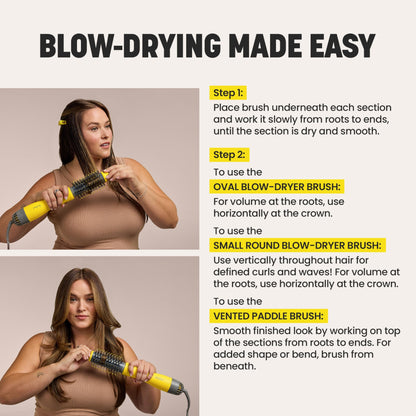 Drybar 3-in-1 Blow-Dryer Brush for Voluminous Hair