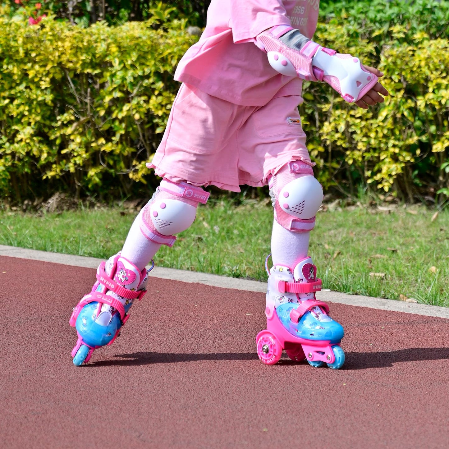 Adjustable Kids Roller Skates with Luminous Wheels