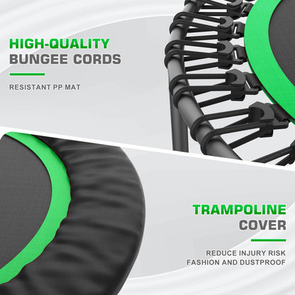 ANCHEER Indoor Mini Rebounder Trampoline for All Ages