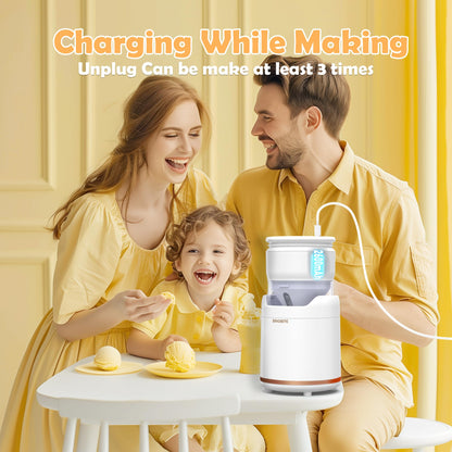BRIOBITE Compact Electric Ice Cream Maker