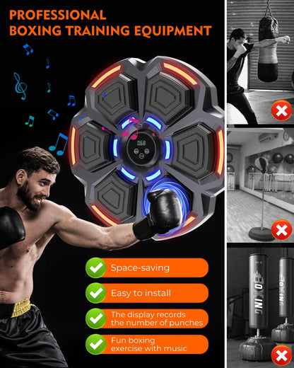 Bluetooth Music Punching Machine with Gloves
