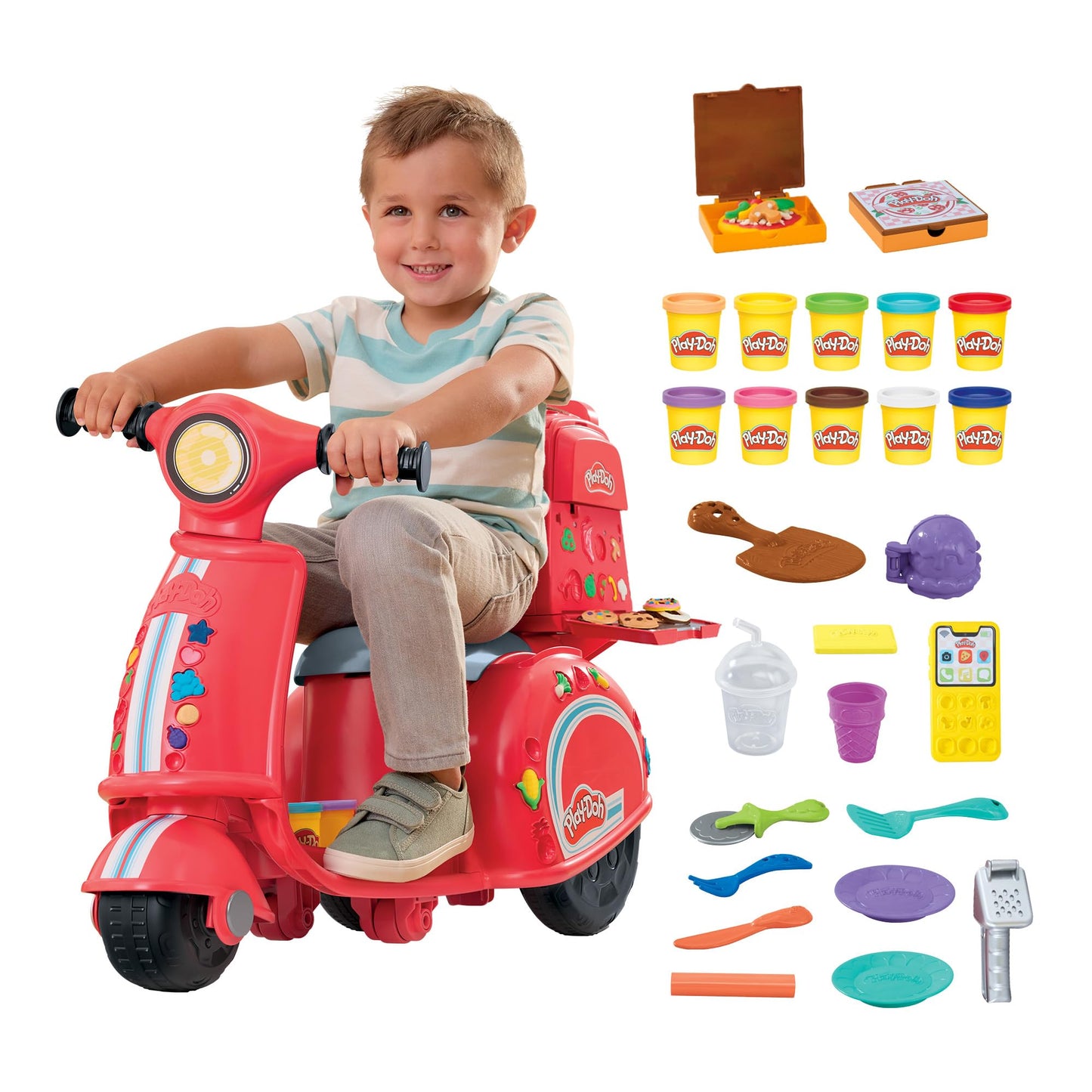 Play-Doh Pizza Delivery Scooter Playset for Kids