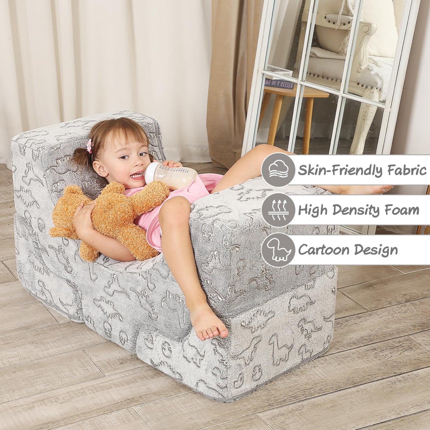 Modular Kids Play Couch for Toddlers