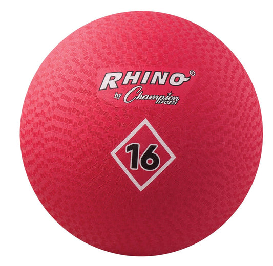 Champion Sports 16-Inch Red Playground Ball