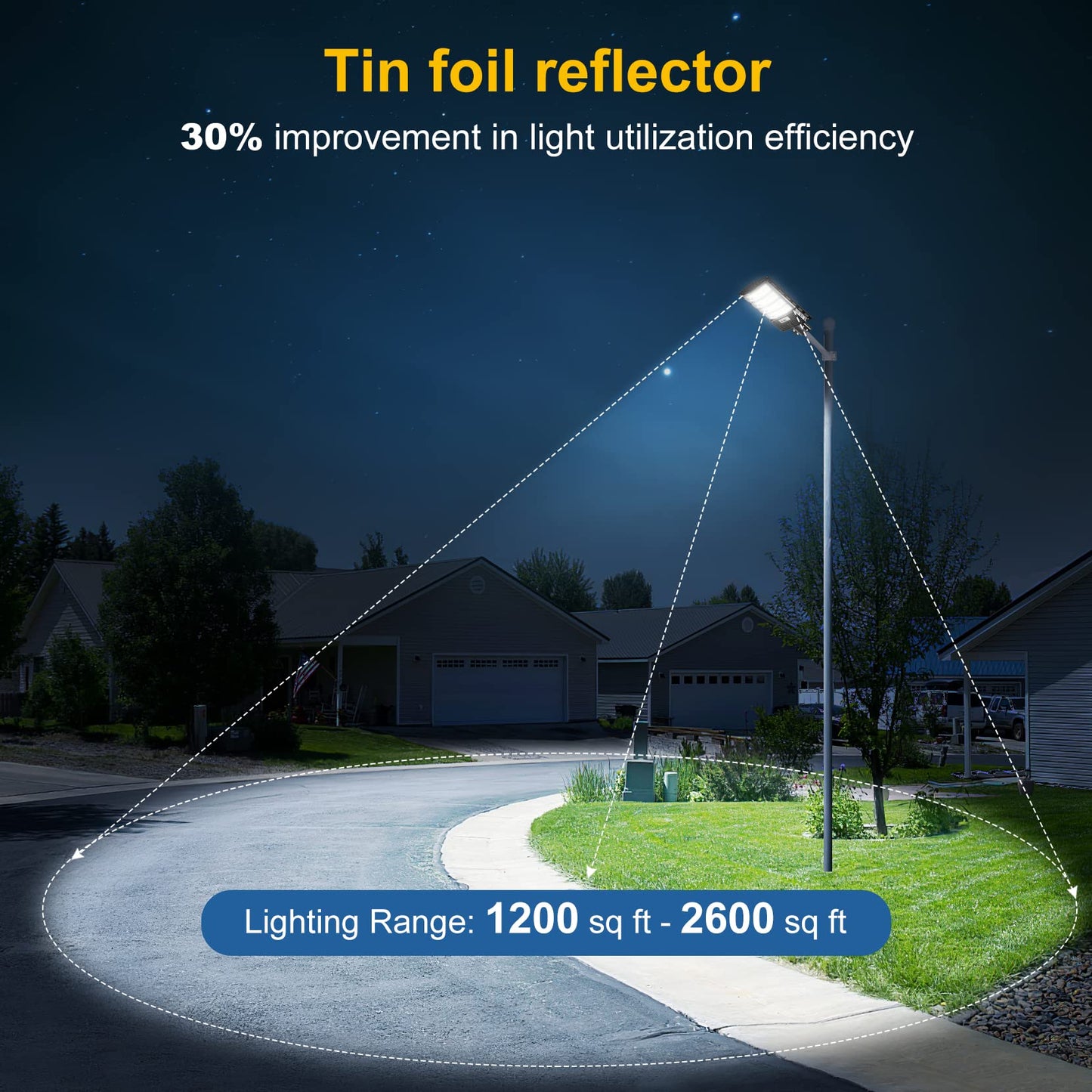 4000W Solar Street Lights with Remote Control