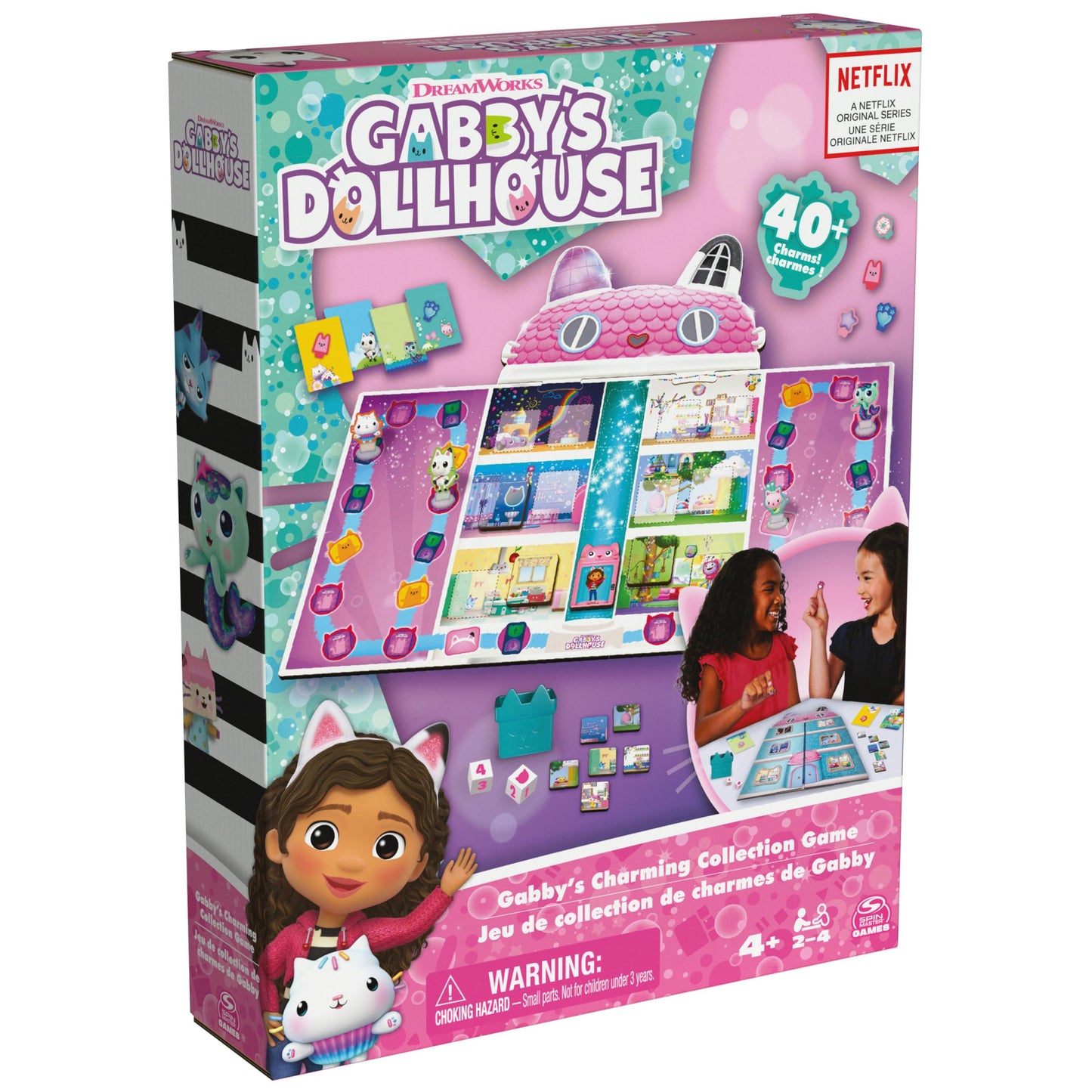 Gabby’s Dollhouse Charming Board Game for Kids