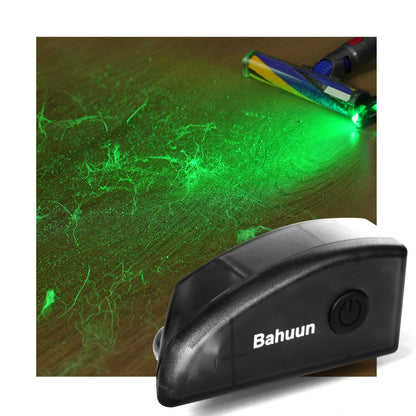 Vacuum Cleaner Attachment with Dust Illumination Light