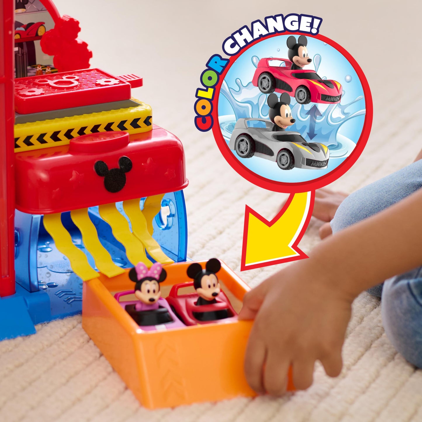 Mickey Mouse Ready to Race Garage Playset