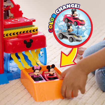 Mickey Mouse Ready to Race Garage Playset