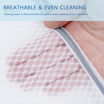 Honeycomb Mesh Laundry Bags for Delicates - 3 Pack