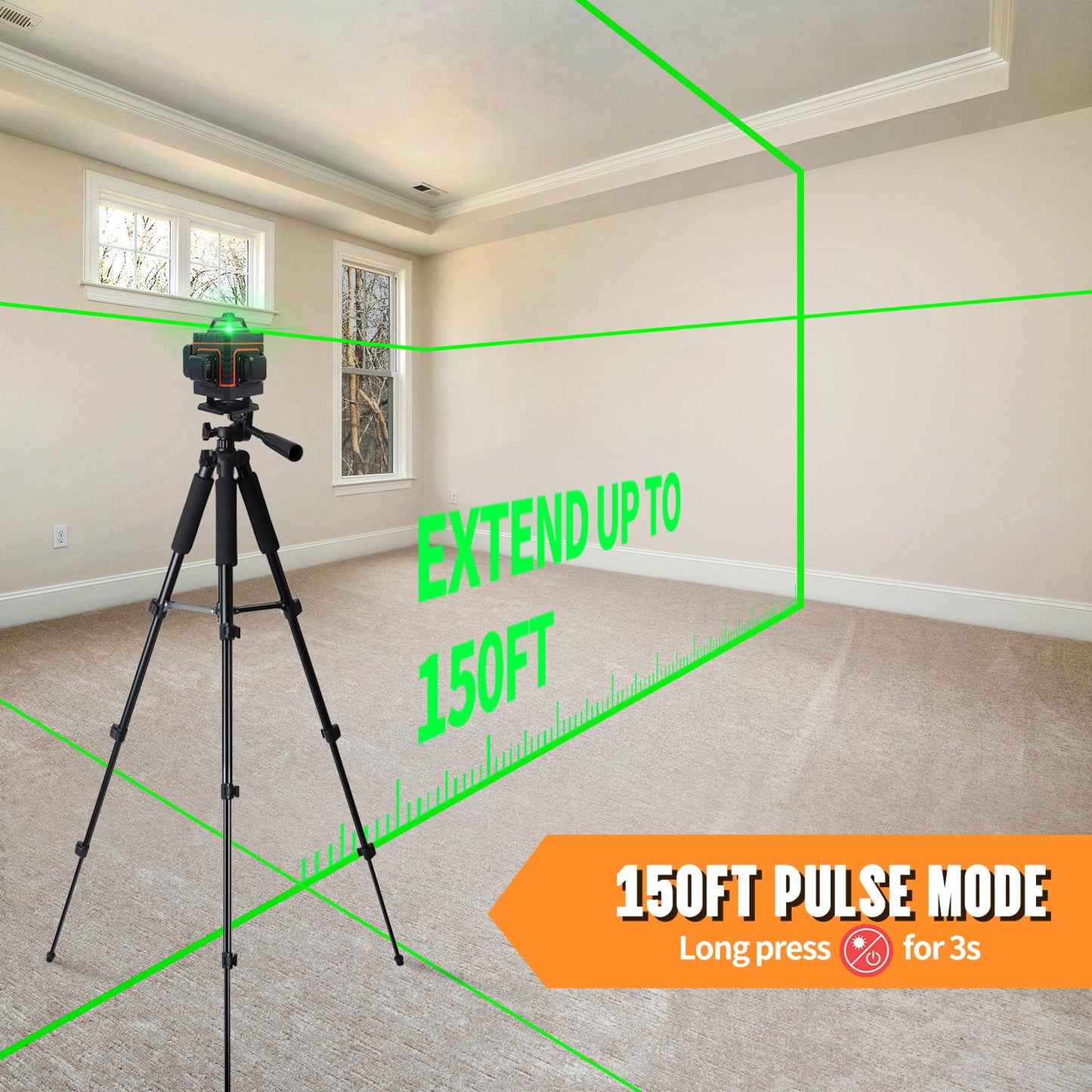 16 Lines 360° Green Laser Level Tool
