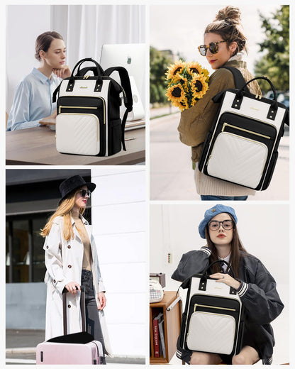 LOVEVOOK 15.6 Inch Laptop Backpack with USB Port