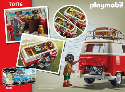 Playmobil Volkswagen T1 Camping Bus Set