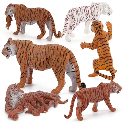 Wildlife Animal Figurines Set for Kids 6 PCS