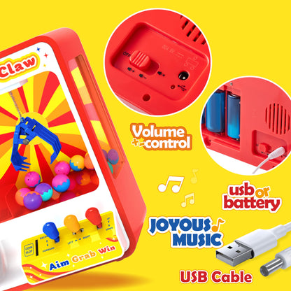 JOYIN LED Claw Machine Toy for Kids