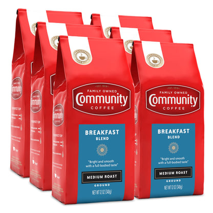 Community Coffee Breakfast Blend Medium Roast 72oz