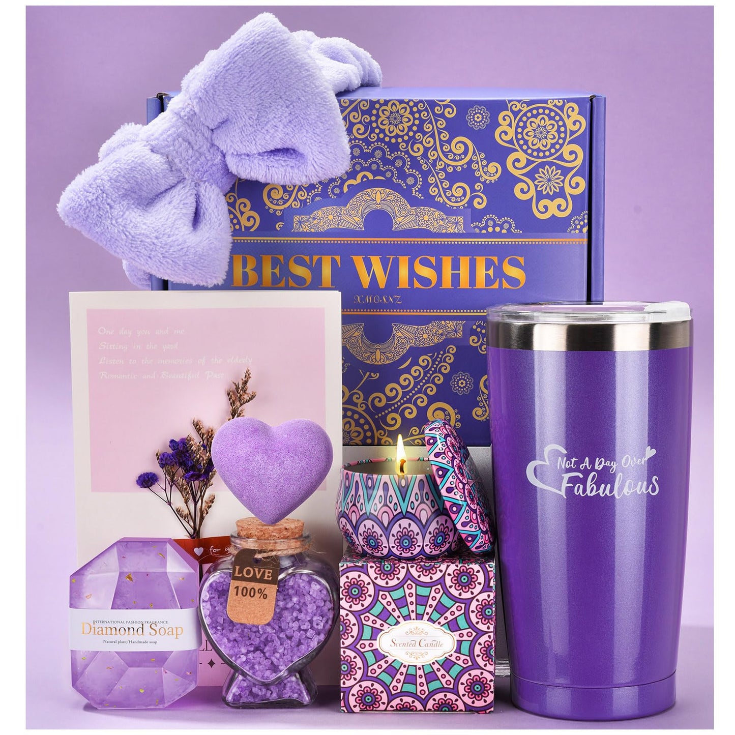 XMOSNZ Gifts for Women Unique Spa Gift Basket Set for Birthday Gifts Gifts for Mom Personalized Gifts with Gift Cards Best Friend Gifts for Women Gifts for Her Valentines Day Gifts
