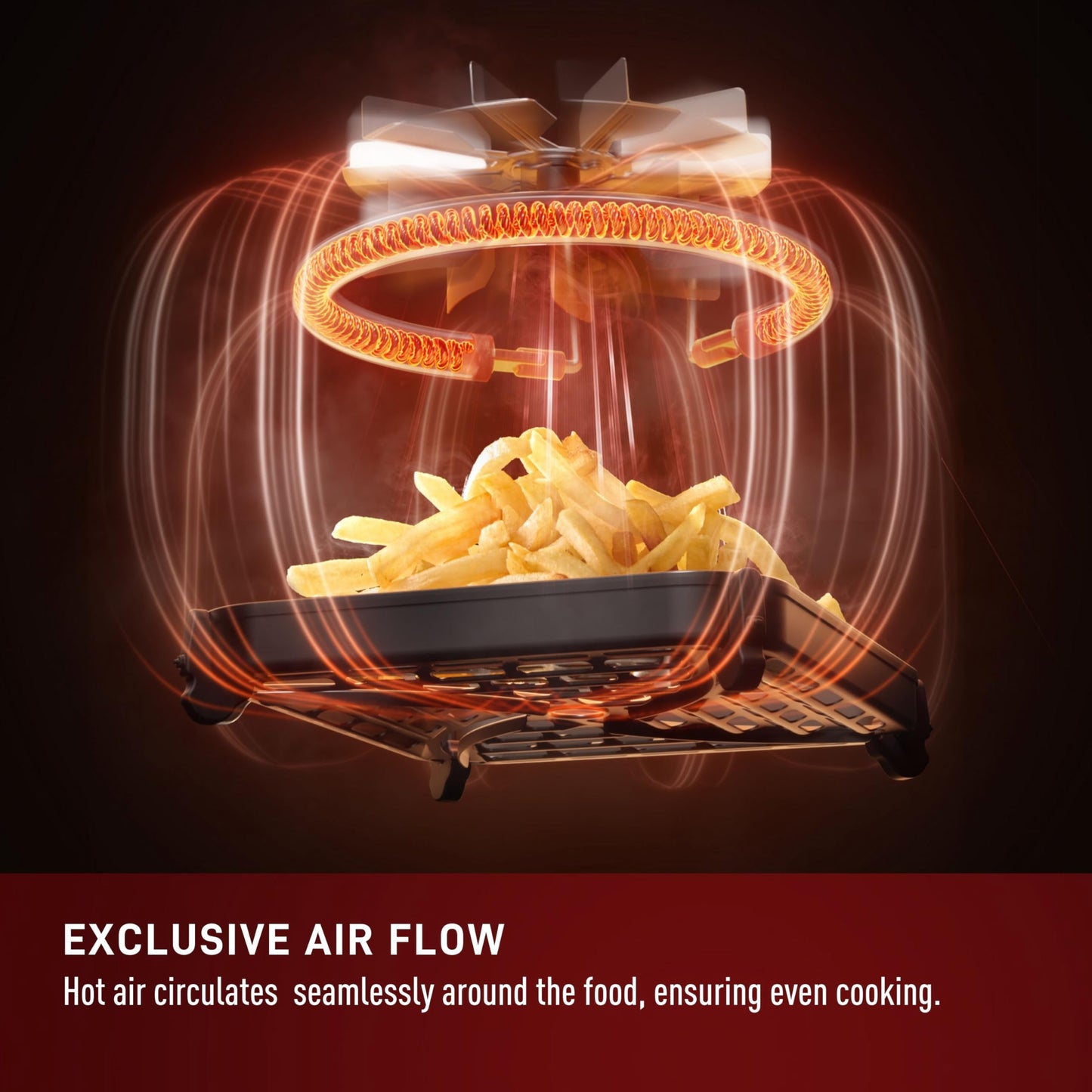T-Fal 6qt Digital Air Fryer with 7-in-1 Functions