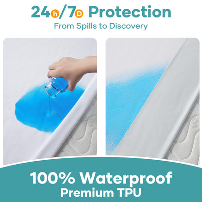 OhGeni Waterproof Mattress Protector for Twin Size