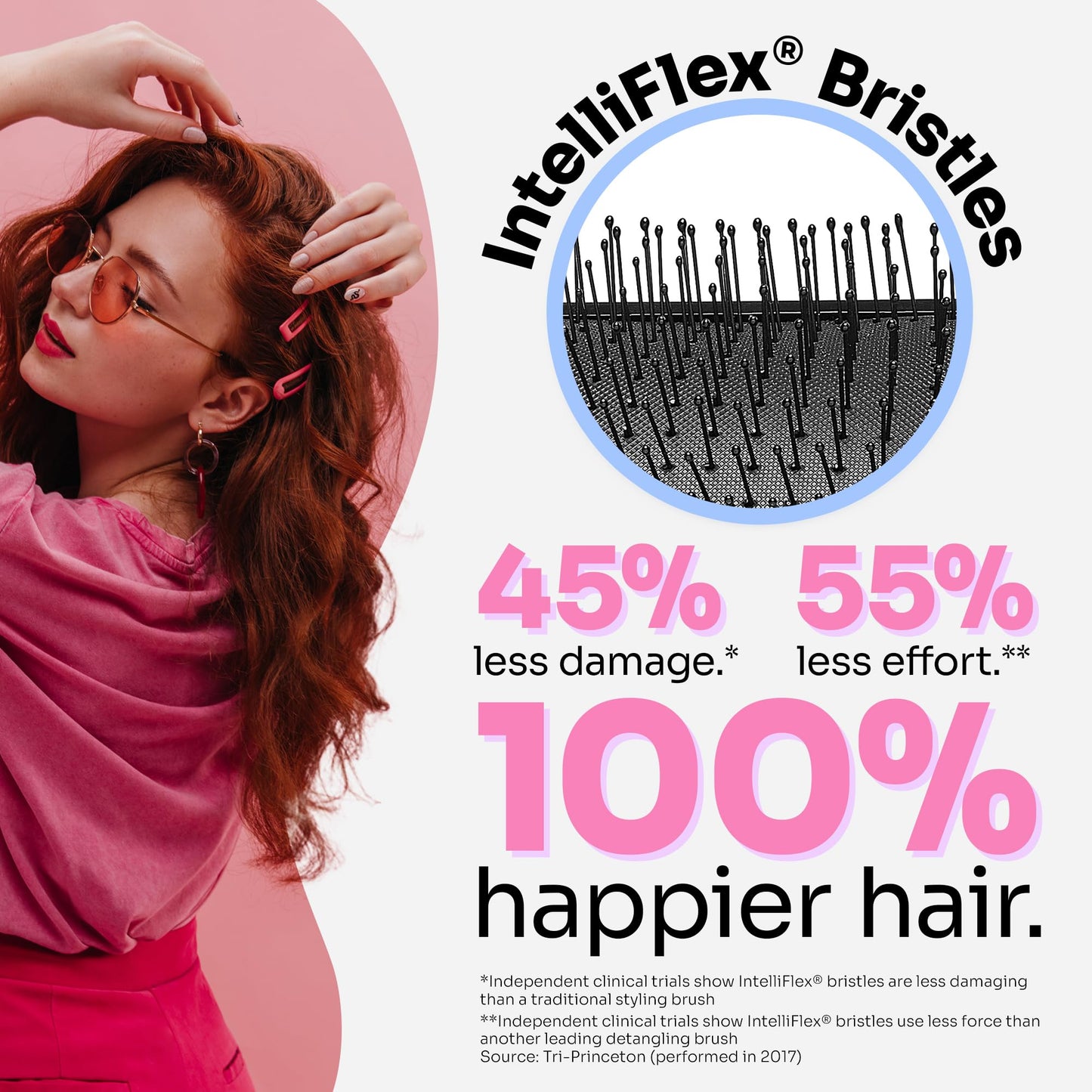 Wet Brush Paddle Detangler for All Hair Types