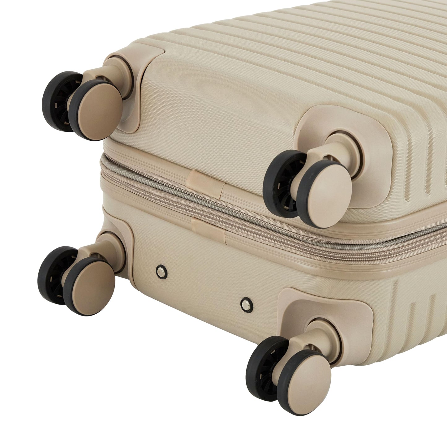 kensie 22-Inch Hardside Carry-On Luggage - Light Taupe