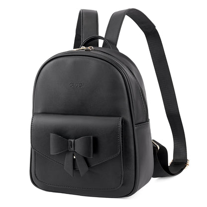 CLUCI Mini Leather Backpack Purse for Girls