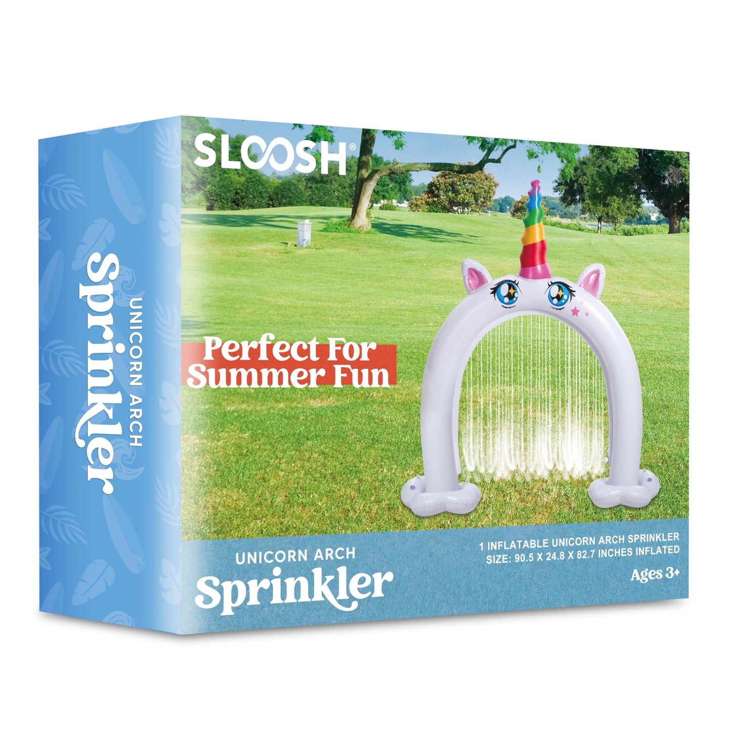 Inflatable Unicorn Sprinkler for Kids Outdoor Fun
