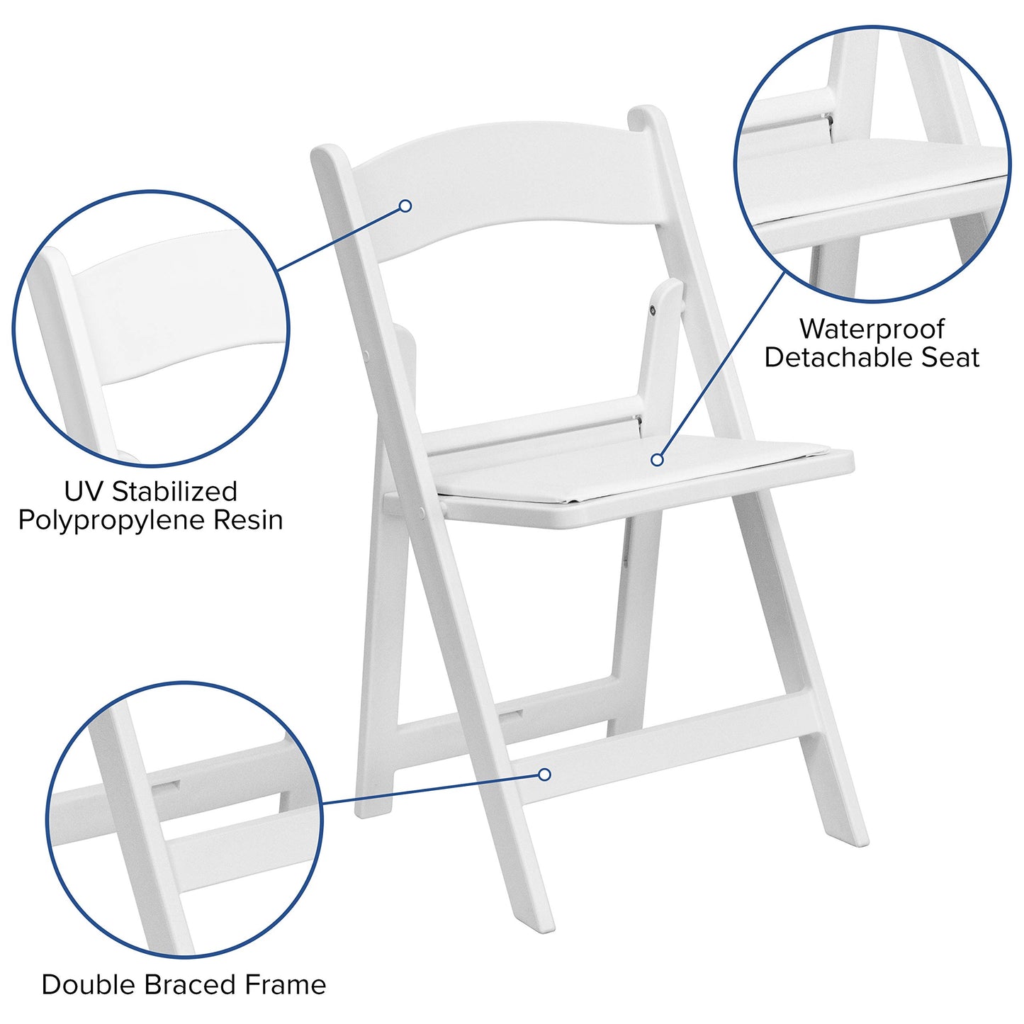 Flash Furniture Folding Chairs - Set of 4