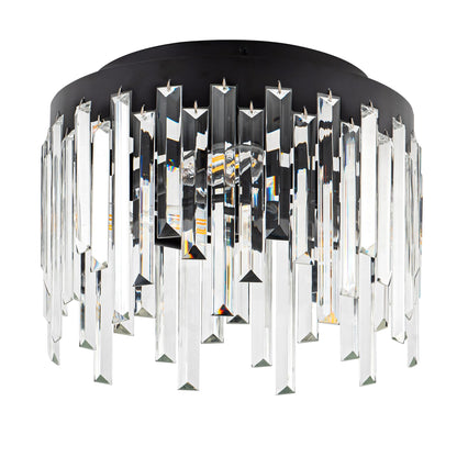 MAYNA Crystal Flush Mount Ceiling Light Chandelier