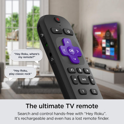 75-Inch Roku 4K QLED Smart TV with Remote