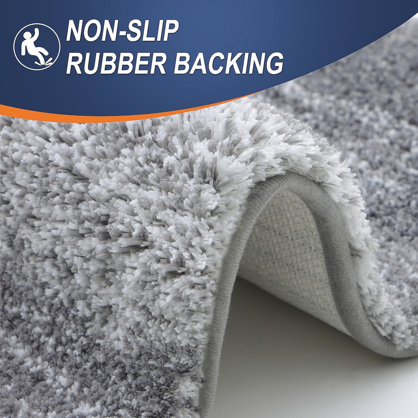 OLANLY Soft Absorbent Microfiber Bath Mat