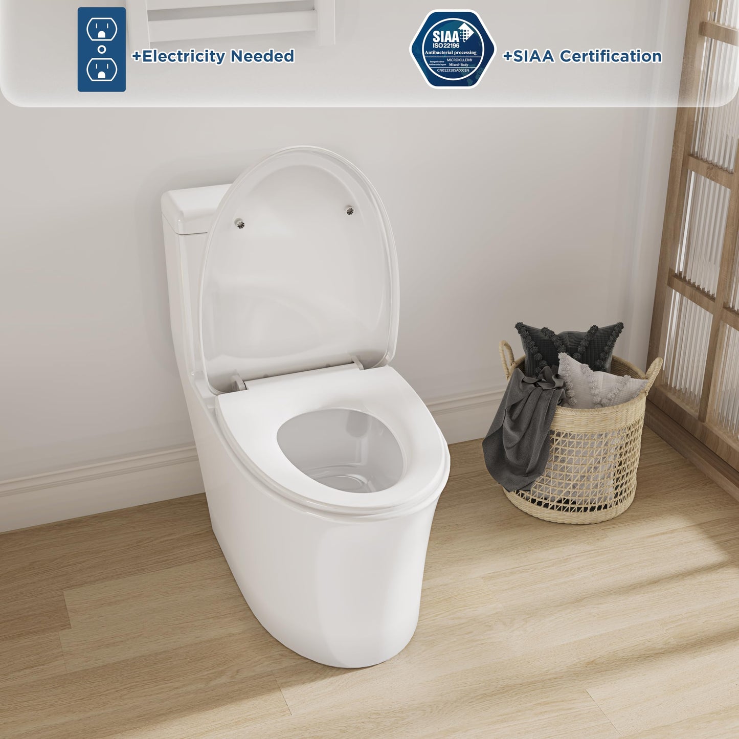 iliD Heated Elongated Toilet Seat with Night Light