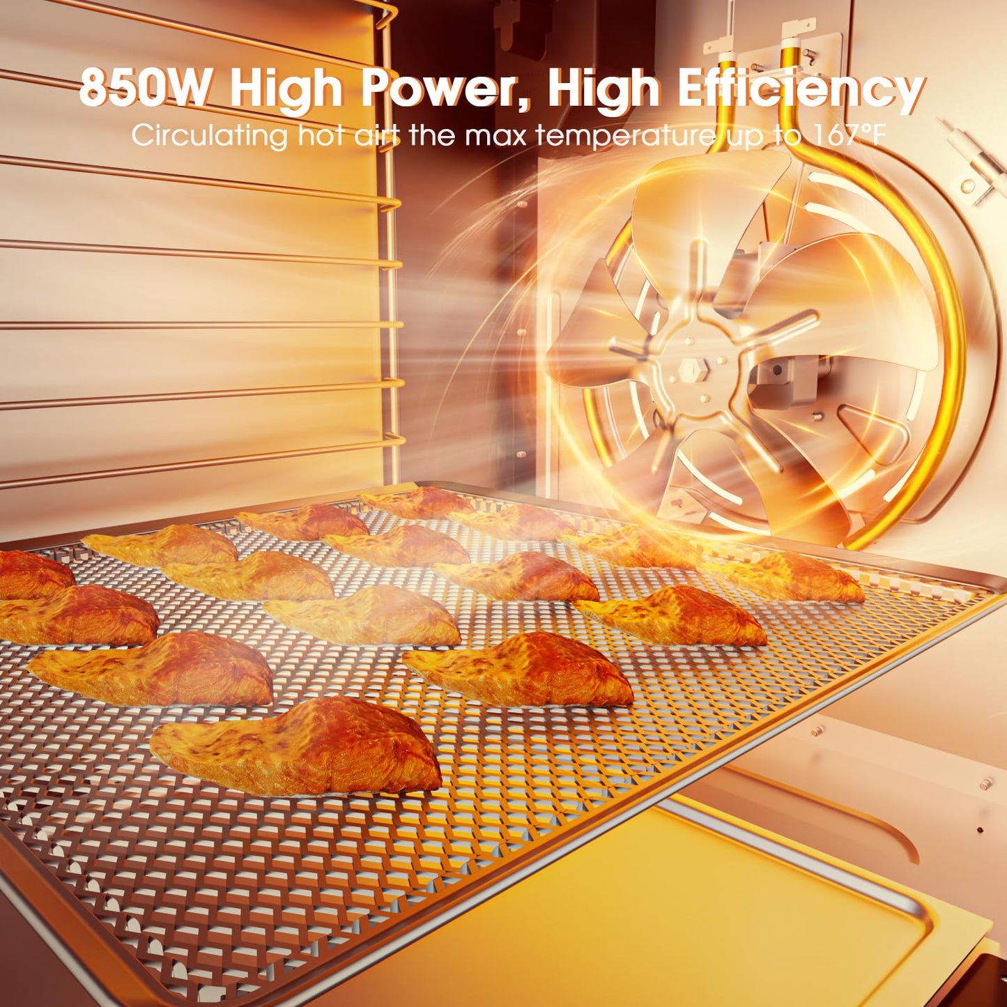 12-Tray Stainless Steel Food Dehydrator Machine