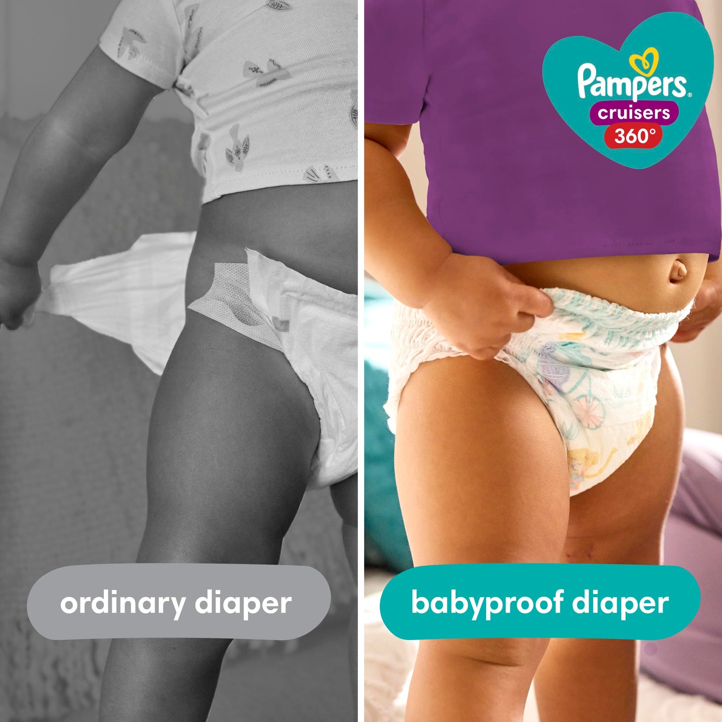 104 Count Pampers Cruisers 360 Diapers Size 6