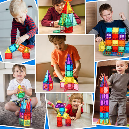 100 PCS Magnetic Building Blocks Set for Kids