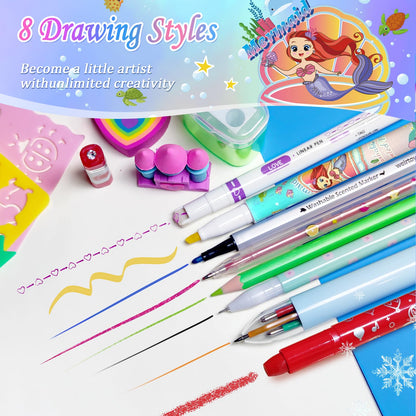 Washable Fruit Scented Markers Set for Kids