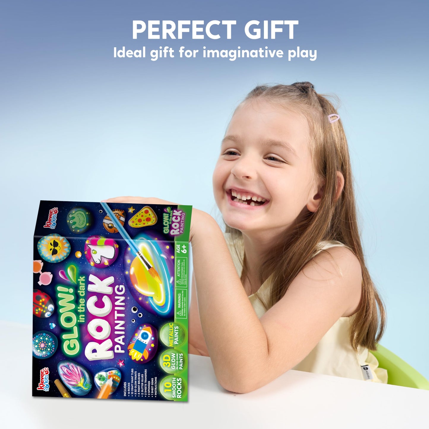 JOYIN Glow in The Dark Rock Painting Kit