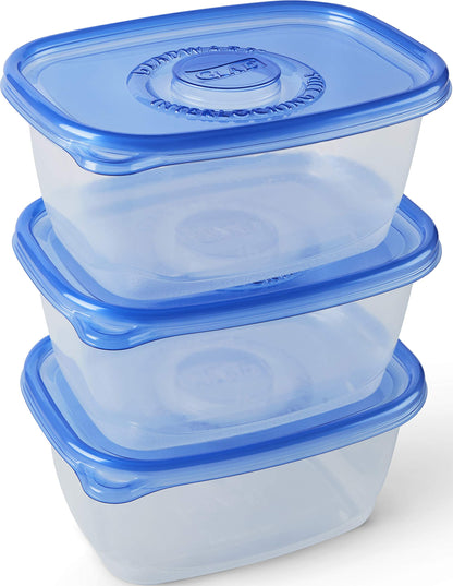 GladWare Deep Dish Food Storage Containers, 3 Count