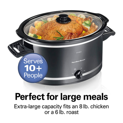 Hamilton Beach Slow Cooker with 3 Cooking Settings