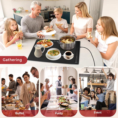 Portable Electric Food Warming Tray for Parties