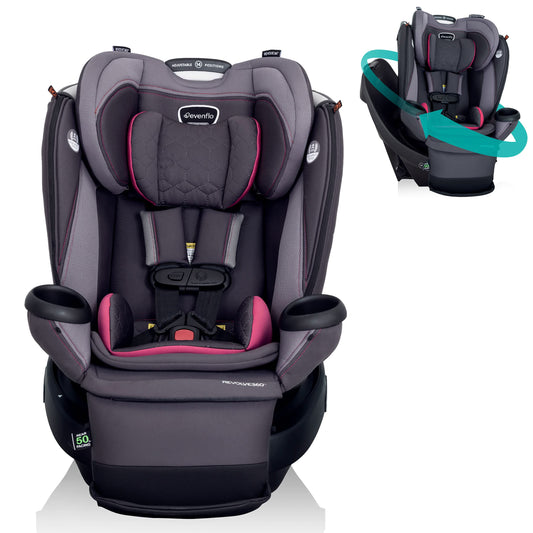 Evenflo Revolve360 Convertible Car Seat, Rowe Pink
