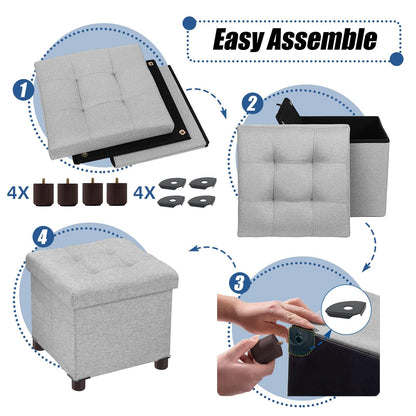 Small Storage Ottoman Cube by BRIAN & DANY
