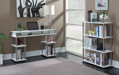 Convenience Concepts Student Desk with Storage Shelves