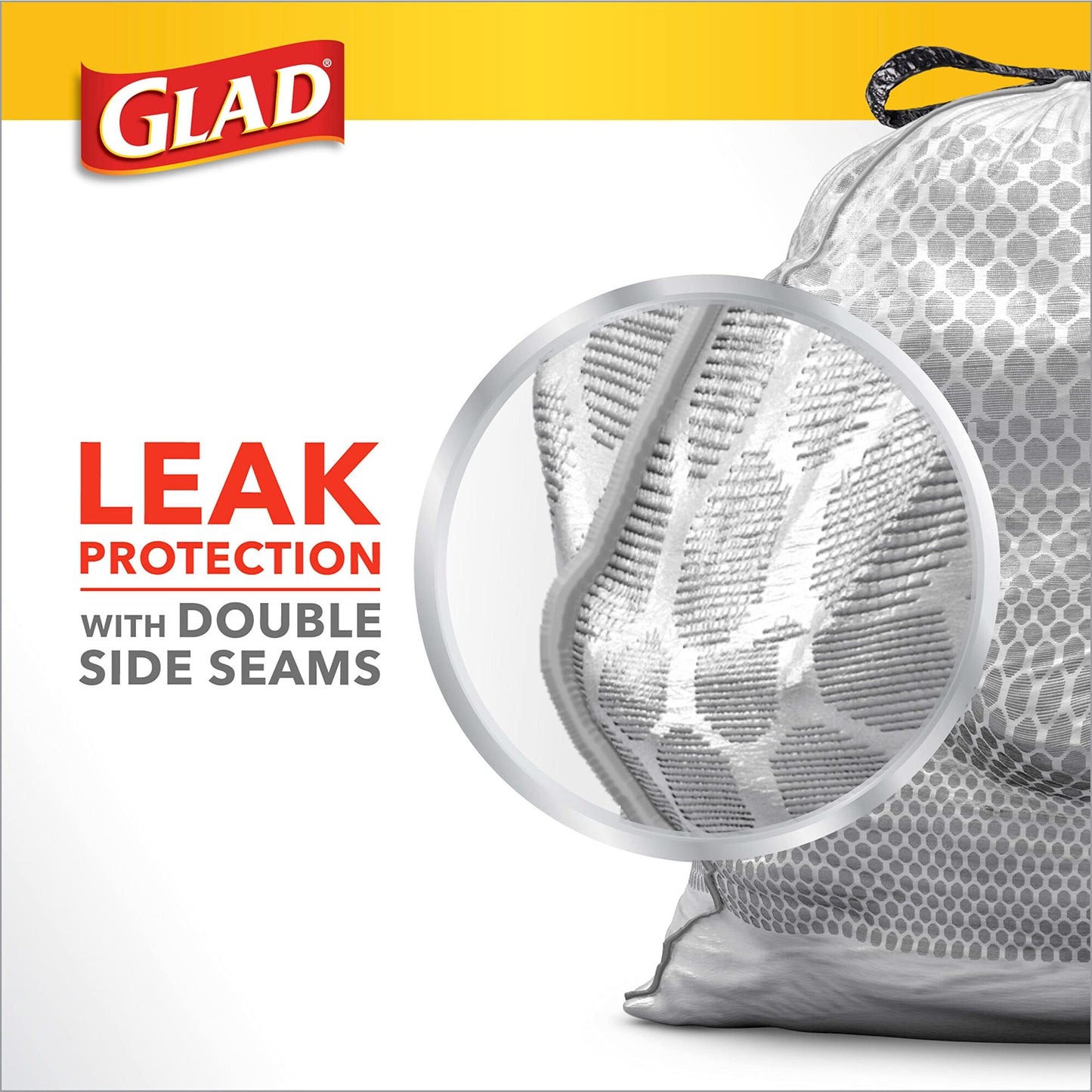Glad 13 Gallon Odorshield Trash Bags, 110 Count
