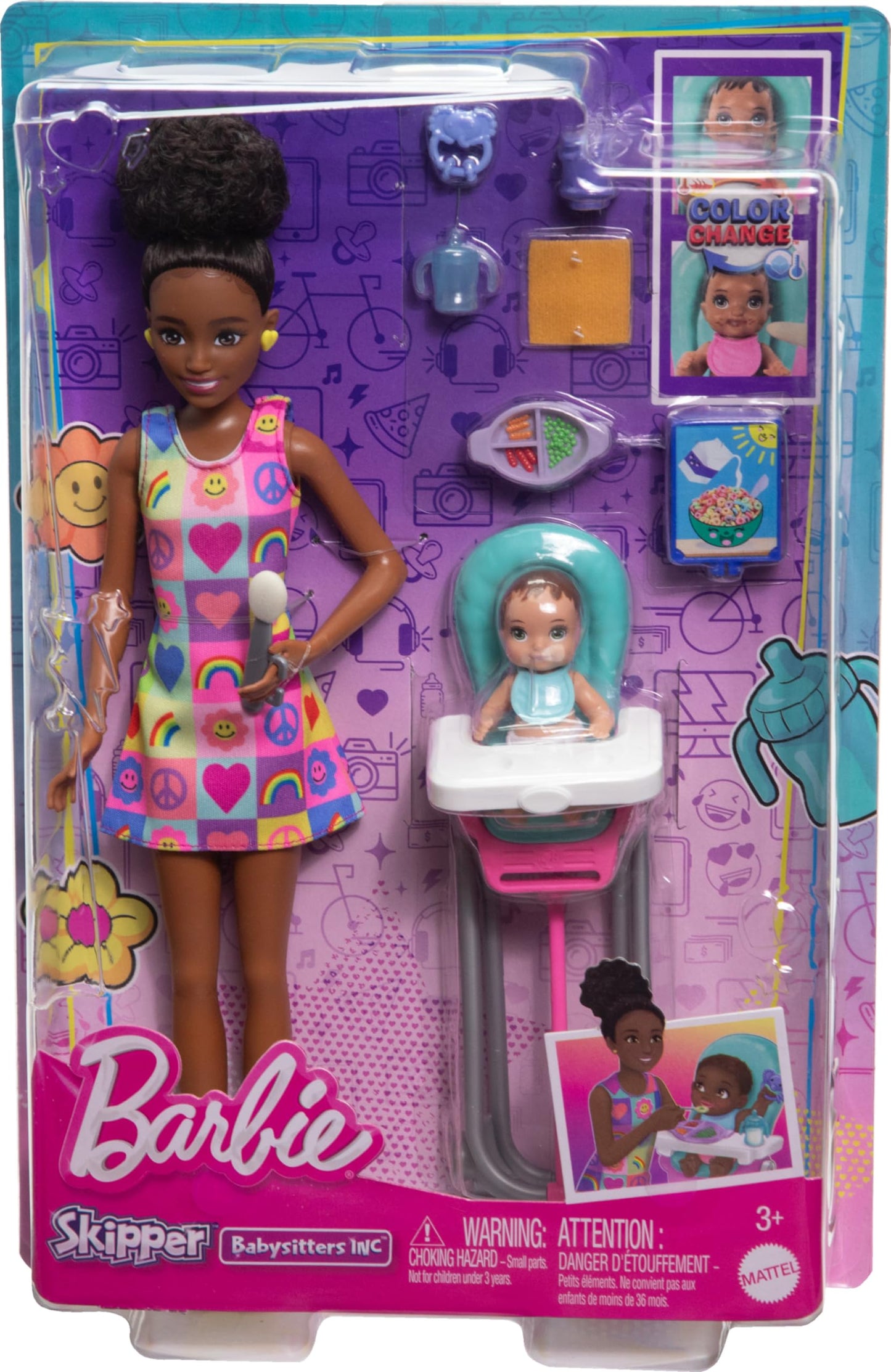 Barbie Skipper Doll Babysitting Playset with Accessories