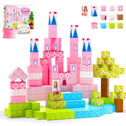 64 Pcs Magnetic Building Blocks Set for Kids