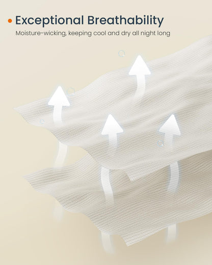 SONGMICS Home Down Alternative Bed Pillows Set of 2