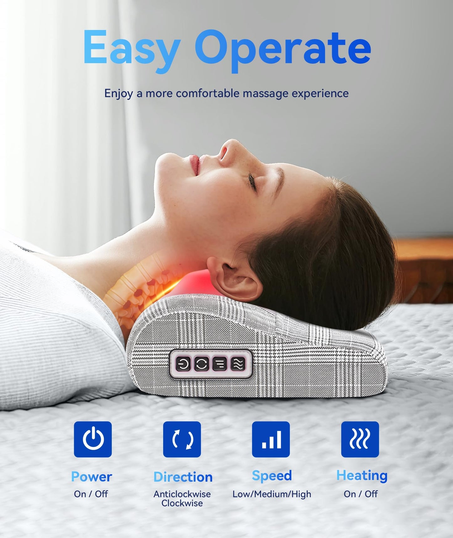 Papillon Shiatsu Neck and Back Massager with Heat