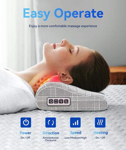 Papillon Shiatsu Neck and Back Massager with Heat